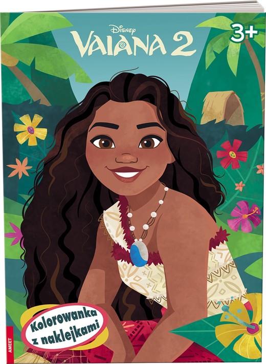 okładka Vaiana 2 Kolorowanka z naklejkami NA-9134 książka