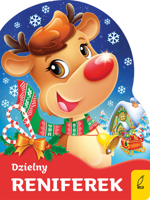 okładka Dzielny reniferek. Wykrojnik książka | Urszula Kozłowska