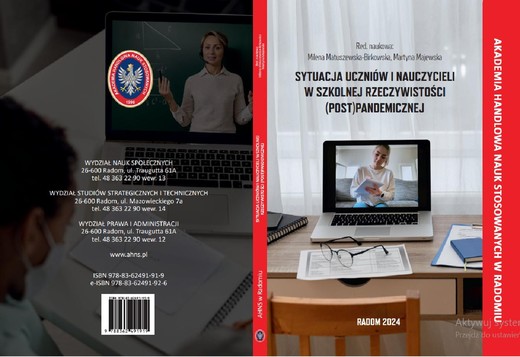 okładka Sytuacja uczniów i nauczycieli w szkolnej rzeczywistości(post)pandemicznej. ebook | pdf | Martyna Majewska, Milena Matuszewska - Birkowska