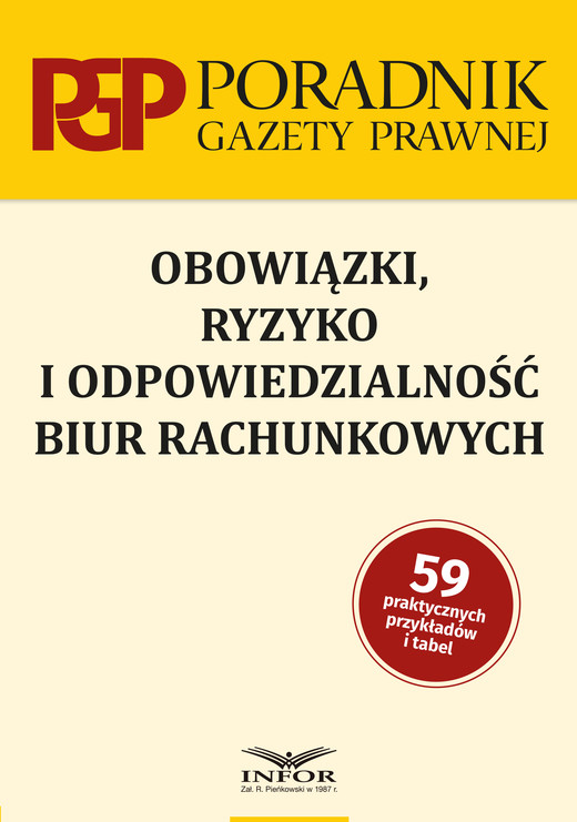 okładka Obowiązki, ryzyko i odpowiedzialność biur rachunkowych ebook | pdf | Praca zbiorowa