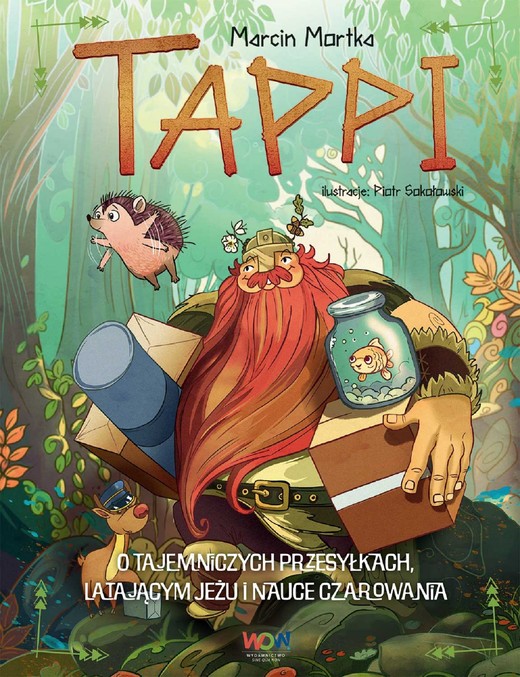 okładka Tappi. O tajemniczych przesyłkach, latającym jeżu i nauce czarowania ebook | epub, mobi | Marcin Mortka