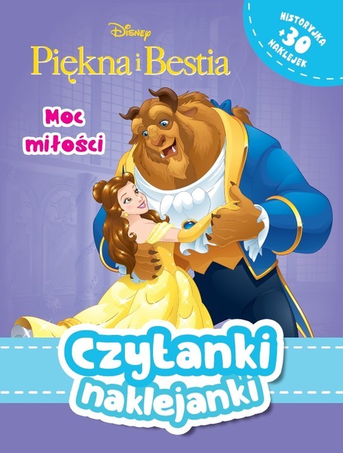 okładka Czytanki naklejanki Moc miłości Disney Piękna i Bestia książka