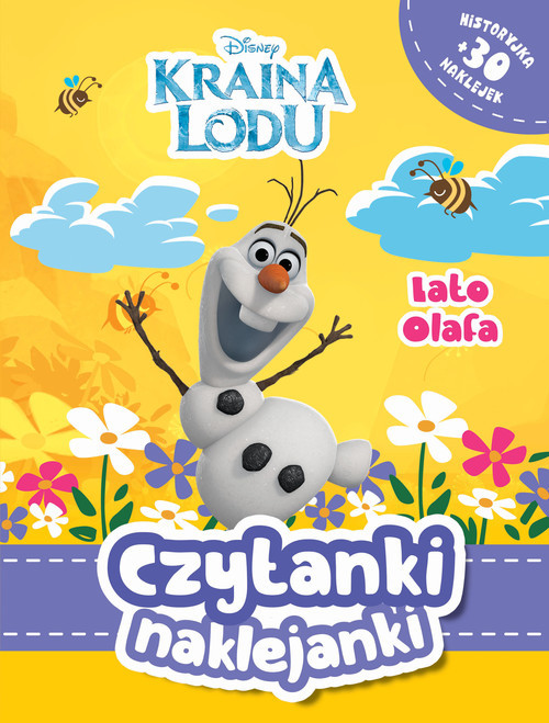 okładka Czytanki naklejanki Lato Olafa Disney Kraina Lodu książka