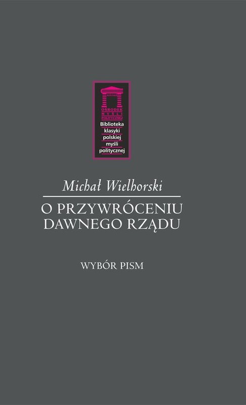 okładka O przywróceniu dawnego rządu książka