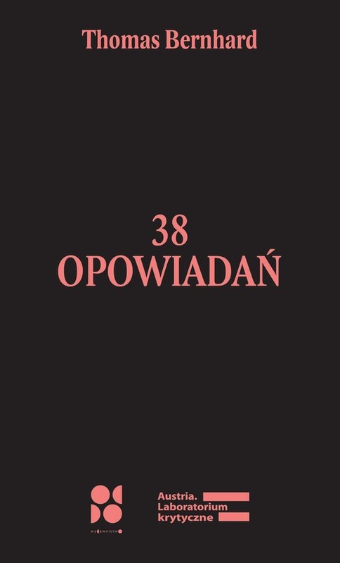 okładka 38 opowiadań książka | Thomas Bernhard