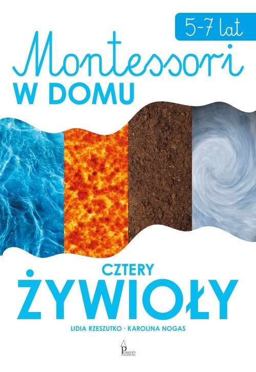 okładka Montessori w domu Cztery żywioły 5-7 lat książka