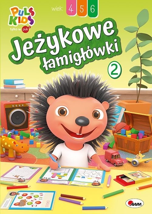okładka Jeżykowe łamigłówki 2 książka