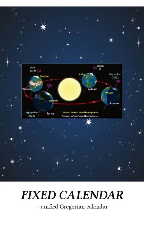 okładka Fixed Calendar unified Gregorian calendar książka | Szymański KostkaStanisław