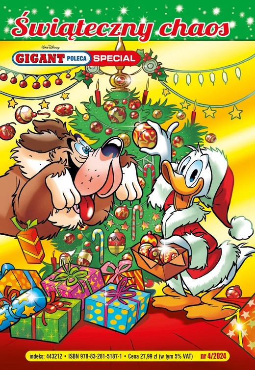 okładka Świąteczny chaos. Gigant Poleca Special. Tom 4/2024 książka