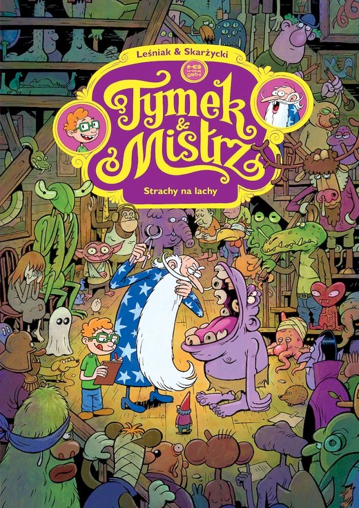 okładka Strachy na lachy. Tymek i Mistrz książka