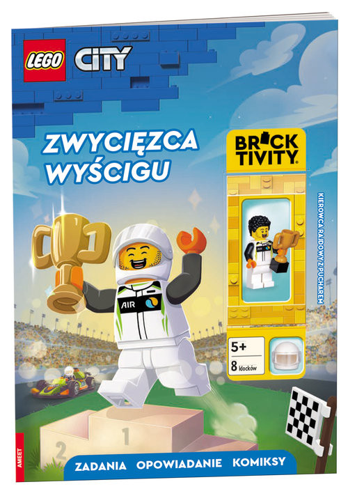 okładka LEGO City Zwycięzca wyścigu książka