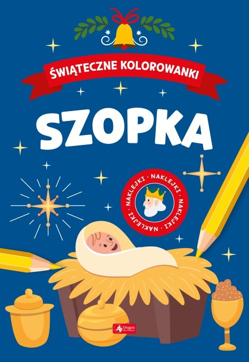okładka Szopka. Świąteczne kolorowanki książka