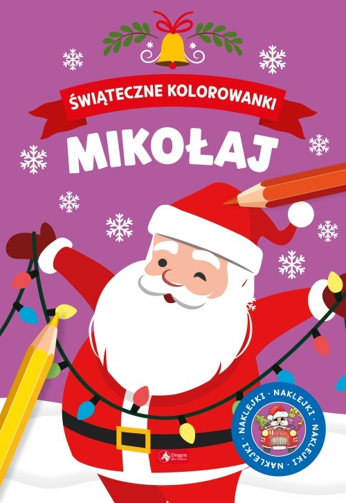 okładka Mikołaj. Świąteczne kolorowanki książka