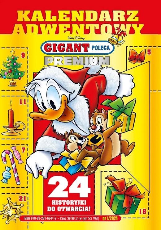 okładka Kalendarz Adwentowy. Gigant Poleca Premium książka