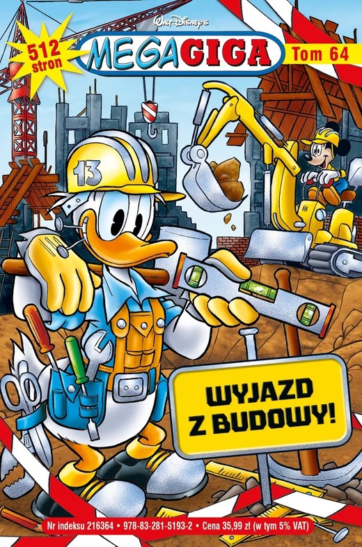 okładka Wyjazd z budowy. MegaGiga. Tom 03/2024 książka