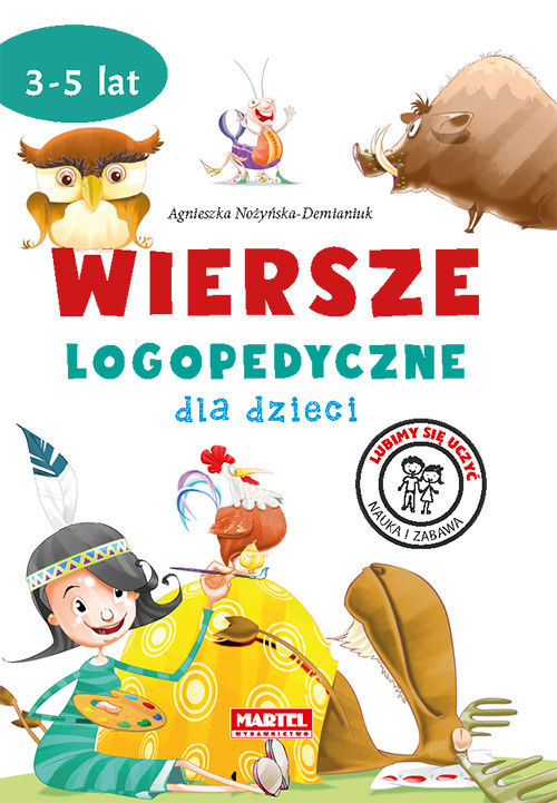 okładka Wiersze logopedyczne dla dzieci książka | Agnieszka Nożyńska-Demianiuk