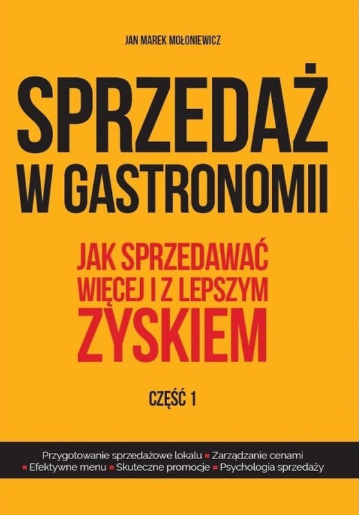 okładka Sprzedaż w gastronomii książka | Mołoniewicz JanMarek