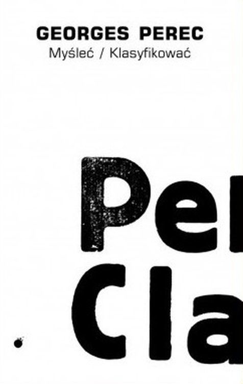 okładka Myśleć / Klasyfikować książka