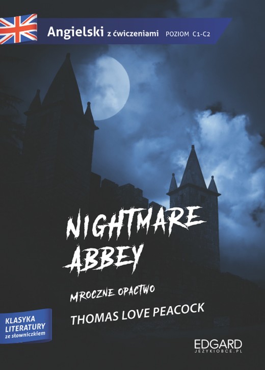 okładka Nightmare Abbey. Adaptacja klasyki z ćwiczeniami książka