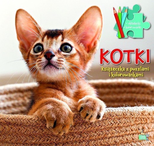 okładka Kotki. Książeczki z puzzlami i kolorowankami książka