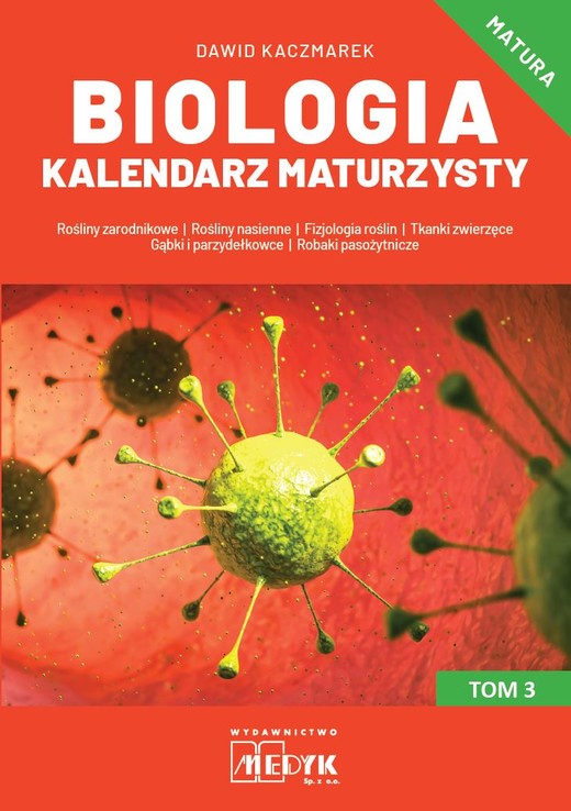 okładka Biologia Kalendarz Maturzysty Tom 3 książka