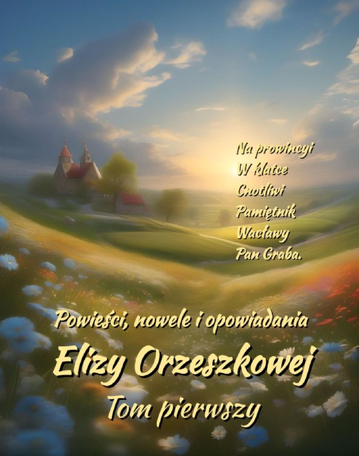okładka Powieści, nowele i opowiadania Elizy Orzeszkowej. Tom I ebook | epub, mobi | Eliza Orzeszkowa