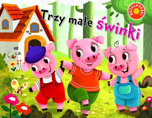 okładka Trzy małe świnki. Rozkładanki książka