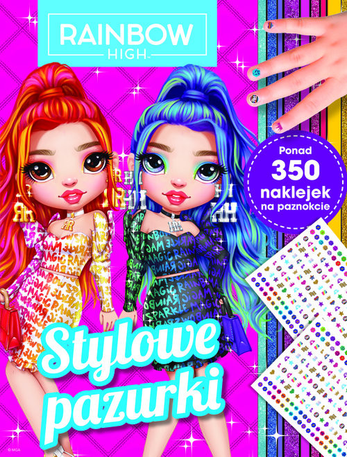 okładka Stylowe pazurki. Rainbow High książka
