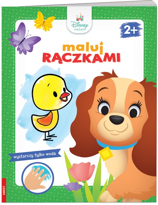 okładka Disney Maluch Maluj rączkami MWR-9208 książka