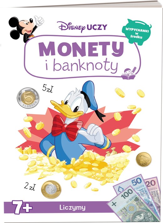 okładka Disney uczy Miki Monety i banknoty UPZ-9303 książka
