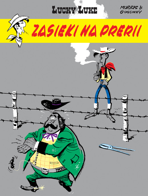 okładka Zasieki na prerii. Lucky Luke książka