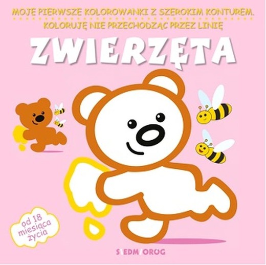 okładka Zwierzęta moje pierwsze kolorowanki z szerokim konturem książka | Opracowanie zbiorowe