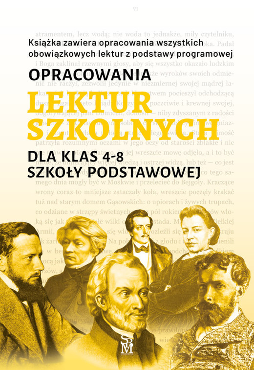okładka Opracowania lektur szkolnych dla klas 4–8 szkoły podstawowej książka