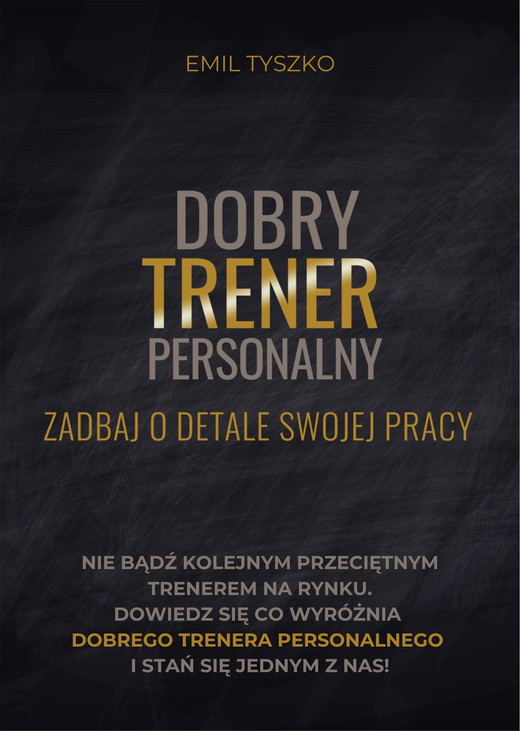 okładka Dobry trener personalny ebook | epub, mobi | Emil Tyszko