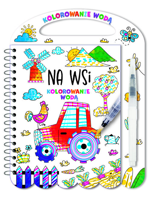 okładka Kolorowanie wodą. Na wsi książka