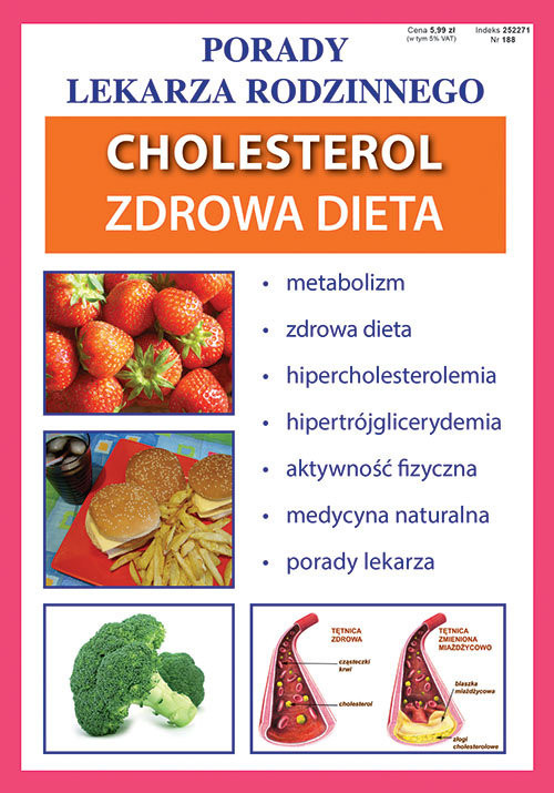 okładka Cholesterol. Zdrowa dieta Porady Lekarza Rodzinnego 188 książka