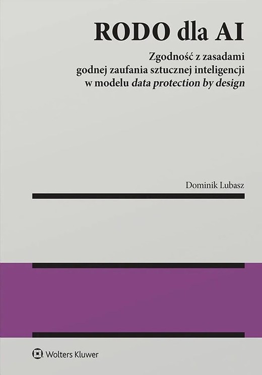 okładka RODO dla AI książka | Dominik Lubasz
