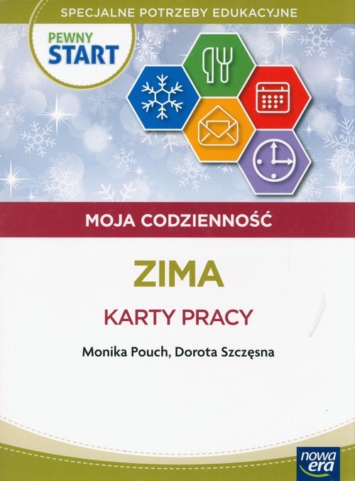 okładka Pewny Start Moja codzienność Zima Karty pracy książka | Dorota Szczęsna