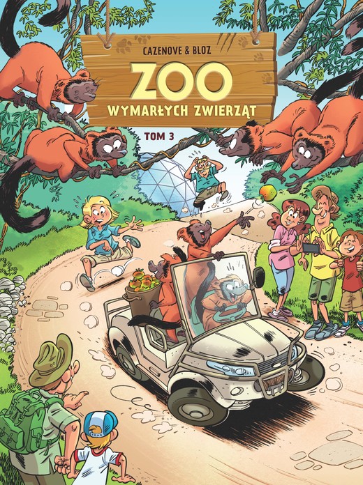 okładka ZOO wymarłych zwierząt. Tom 3 książka