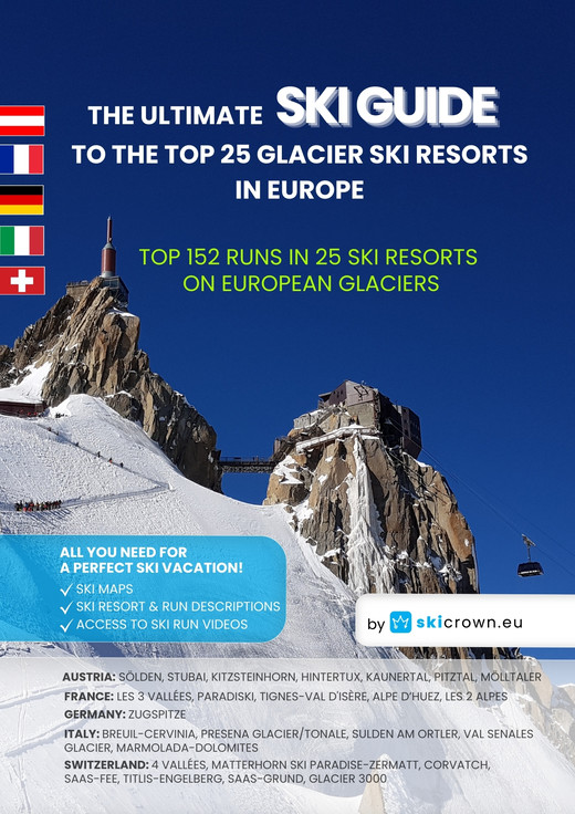 okładka The Ultimate SKI GUIDE to the Top 25 Glacier Ski Resorts in Europe ebook | pdf | Artur Mikołajko, Agnieszka Wąsik
