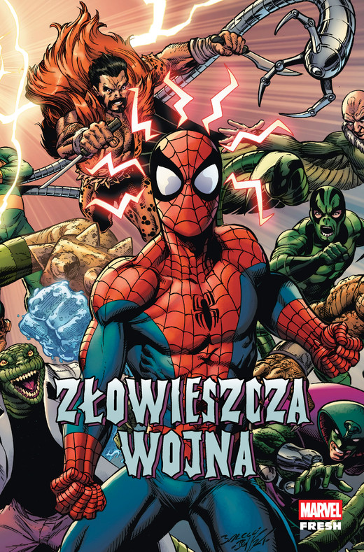 okładka Złowieszcza wojna. Marvel Fresh książka