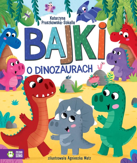 okładka Bajki o dinozaurach książka