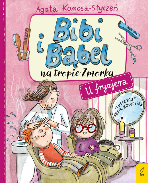 okładka U fryzjera. Bibi i Bąbel na tropie Zmorka książka