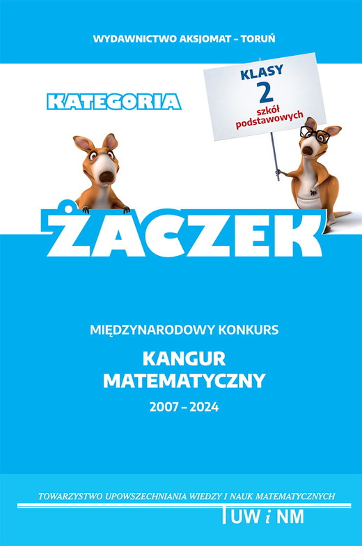 okładka Matematyka z wesołym Kangurem Żaczek 2024 książka