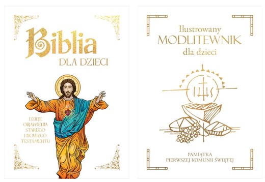 okładka Pakiet Biblia dla dzieci / Ilustrowany modlitewnik dla dzieci książka