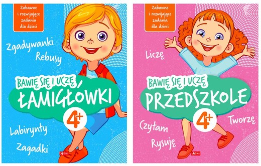 okładka Pakiet Bawie się i uczę. Łamigłówki / Przedszkole książka