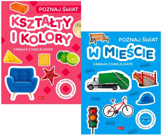 okładka Pakiet Poznaj świat. Kształty i kolory / W mieście książka