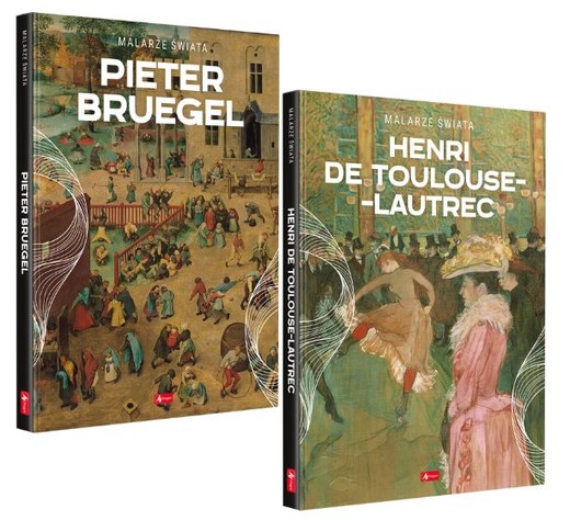 okładka Pakiet Malarze Pieter Bruegel / Henri de Toulouse-Lautrec książka | Agnieszka Kijas