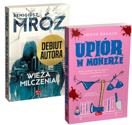 okładka Pakiet Wieża milczenia / Upiór w moherze książka