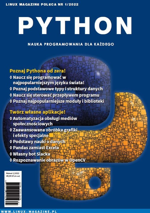 okładka Linux Magazine Poleca - Python cz.1 Linux Magazine Poleca - Python cz.1 ebook | pdf | Praca zbiorowa